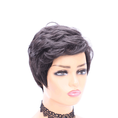 1B/Natürliche Farbe Spitze Front Perücken Beste Preise Verkäufer Pixie Cut Kurze menschliche Haare Perücke