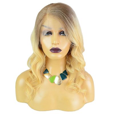 100% menschliches Haar lockiges, volltransparentes, schweizerisches, dünnes, hochwertiges Spitzen, Luxusperücken für weiße Frauen