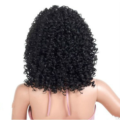 40cm Länge Keine Spitzen Perücken Maschinenfertigung Synthetische Haarperücken für direkte Hersteller