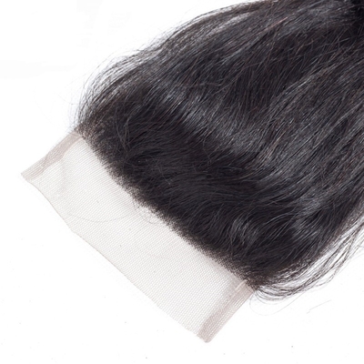 Human Hair Extension 4x4 Kleberlose Spitze Schließung Kurz Loose Wave Wig Remy Haar Grade