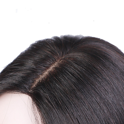 Gerade 140% Toupee Dichte 100% menschliches Haar Langes Haar für Frauen mit Stil