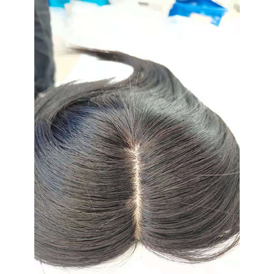 Gerade 140% Toupee Dichte 100% menschliches Haar Langes Haar für Frauen mit Stil