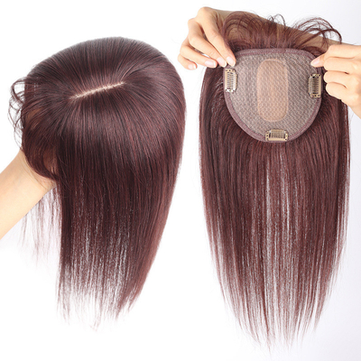 100% menschliches Haar Toupee für Frauen Hochwertiges gerade Haar Stück im Design Typ