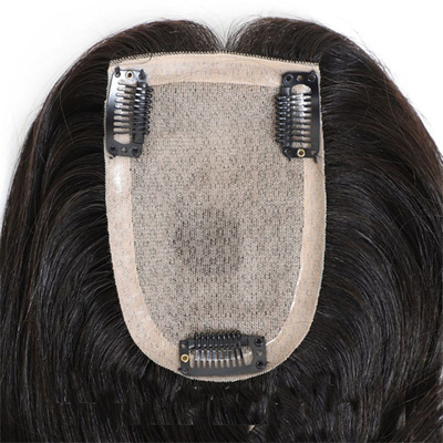 Direkt Lieferung von Frauen Toupee mit natürlichem schwarz/dunkelbraunem brasilianischem Haar bei Good