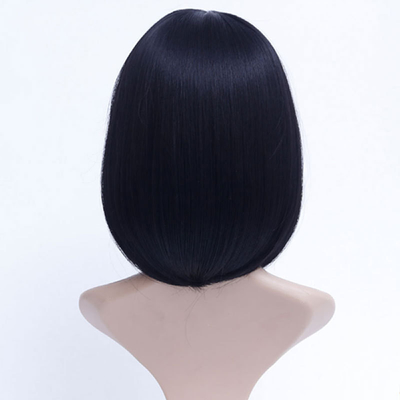 Lange, gerade, synthetische Haarperücke mit Spitze Vorderseite Weiches, glänzendes Haar Kleine Kappe