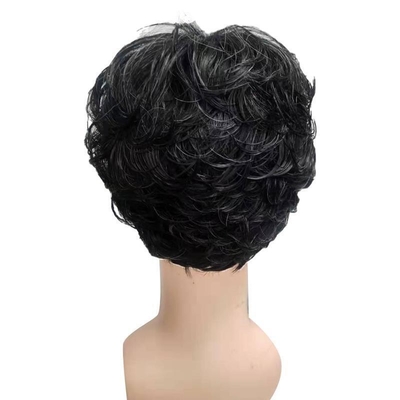 Lange, gerade, synthetische Haarperücke mit Spitze Vorderseite Weiches, glänzendes Haar Kleine Kappe