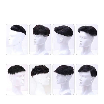 Kleine Größe Große Zuversicht Gerade Haare Grade Toupee für Männer