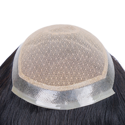 Kleine Größe Große Zuversicht Gerade Haare Grade Toupee für Männer