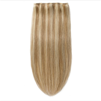 Unkomplizierter Stil 100% menschliches Haar nahtloser Clip in Extensions 0,2 kg für B2B