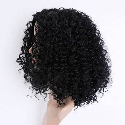 Wärmebeständige synthetische Haarperücken mit einer Dichte von 150% und einer durchschnittlichen Größe