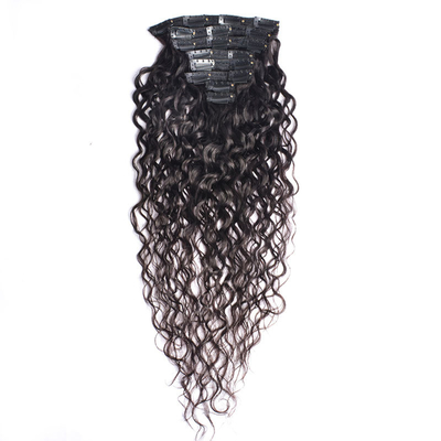 Entwerfen Sie eine Vollkutikel-Human Hair Clip in Erweiterungen mit französischem Locken-Stil und beliebtem Design