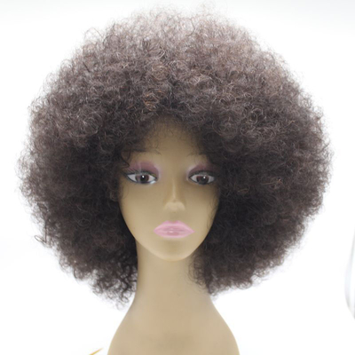Kappe Größe Durchschnittliche Größe Afro Kinky Locken Perücke mit Bänken und Individualität