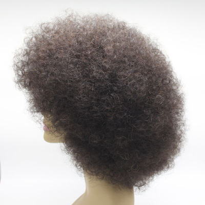 Kappe Größe Durchschnittliche Größe Afro Kinky Locken Perücke mit Bänken und Individualität