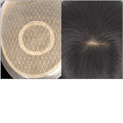 Kleine/große/durchschnittliche Größe kein Problem 100% menschliches Haar Männer Toupee mit 60 Spitzennetz