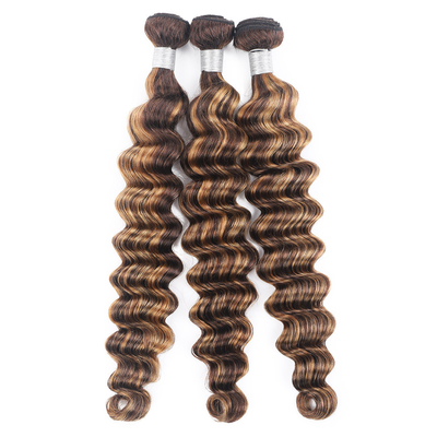 Roh-Kambodschanische Haarbundle Doppelgezogene menschliche Haarbündel für B2B-Käufe