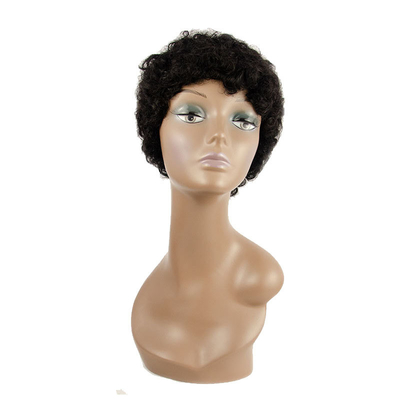 Verbessern Sie Ihren Stil mit unserer kurzen Afro Perücke 180% Dichte Lockerzwerg-Fexenschnitt