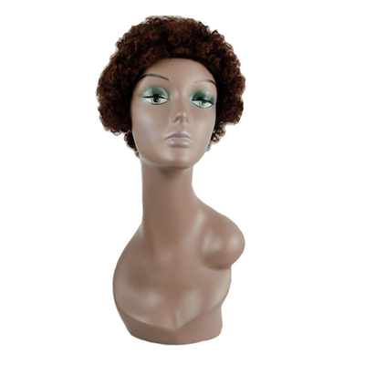 Verbessern Sie Ihren Stil mit unserer kurzen Afro Perücke 180% Dichte Lockerzwerg-Fexenschnitt