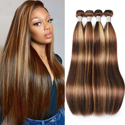 Roh-Kambodschanische Haarbundle Doppelgezogene menschliche Haarbündel für B2B-Käufe