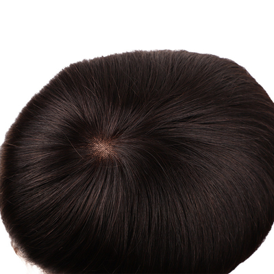 Weiches und glänzendes Haarersatzsystem Toupee-Haarstück Spitze Perücken für Männerhaare