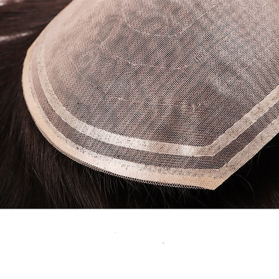 Weiches und glänzendes Haarersatzsystem Toupee-Haarstück Spitze Perücken für Männerhaare