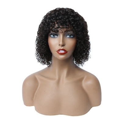 Verbessern Sie Ihren Stil mit unserer kurzen Afro Perücke 180% Dichte Lockerzwerg-Fexenschnitt