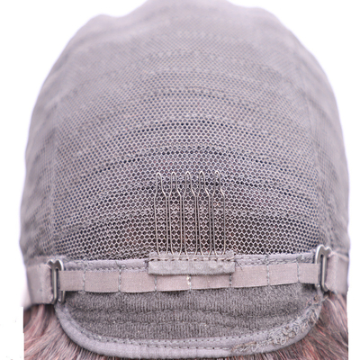 250% Dichte Pixie Schnitt lockiges menschliches Haar Perücke mit Schweizer Spitze Basismaterial