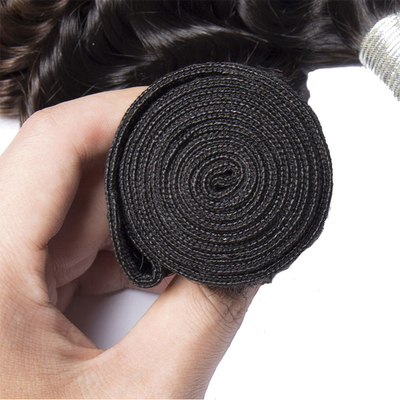 100% natürliche Tiefe Welle Doppelwebe Brasilianische Remy Haare Bundles Verkäufer mit Ombre Farbe