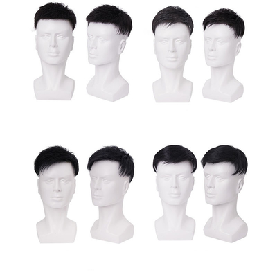 100% jungfräuliches menschliches Haar Vollspitzen-Toupee für Männer mit Mono-Gitter und Spitzen-Basismaterial