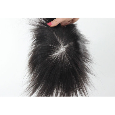 Hochwertiges menschliches Haar Modisches Toupee Kleine/Große/Durchschnittliche Größe für den stilvollen Mann