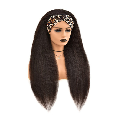 Schweizer Spitze Basismaterial Remy Haare menschliche Gerade Haare Kopfband Perücke für schwarze Frauen