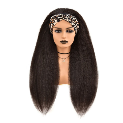 Schweizer Spitze Basismaterial Remy Haare menschliche Gerade Haare Kopfband Perücke für schwarze Frauen