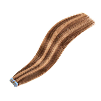 12A Grade European Raw Virgin 100% Remy Haarband In Haarverlängerung mit P4/27 Farbe