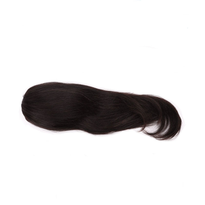 Remy-Haar Brasilianische menschliche Haare Pferdeschwanz-Erweiterung mit Kutikel ausgerichtet Haken und Schleife