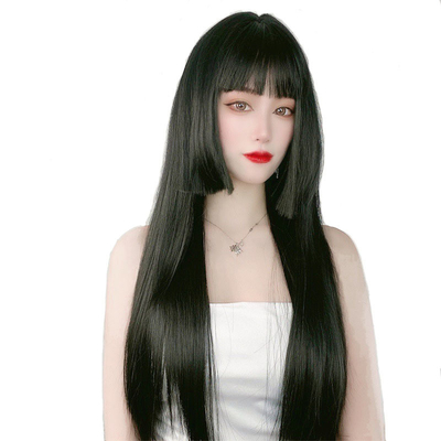 Technik 2022 Japanische Prinzessin schneidet Hitzebeständige synthetische Haarperücke mit Knallen