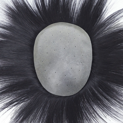 Toupee Textur 24mm Afro Kinky Locker Schweizer Spitze Männer Haare Einheiten Natürliche menschliche Haare Perücke