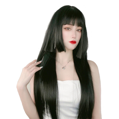 Technik 2022 Japanische Prinzessin schneidet Hitzebeständige synthetische Haarperücke mit Knallen