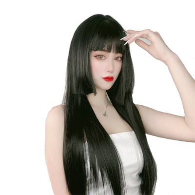 Technik 2022 Japanische Prinzessin schneidet Hitzebeständige synthetische Haarperücke mit Knallen