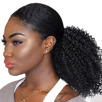 Pferdeschwanz für afrikanische Frauen Remy Indian Hair
