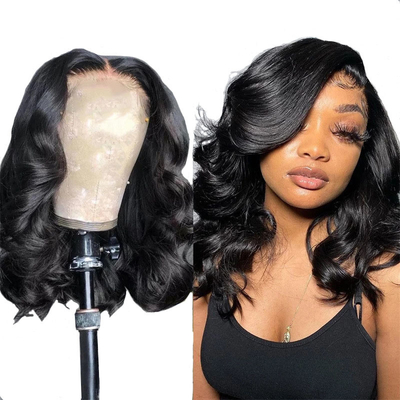 Natürliche Wellen-Bob-Wig-Lange Farbvariante-Synthetische Wigs Hitzebeständige Faserlieferanten