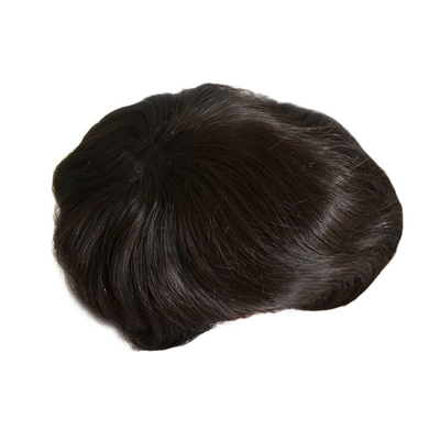 Natürliche Spitze PU Männer Toupee für 100% menschliche Haare Mann Weave Perücken Frisuren Einheit Patch-System