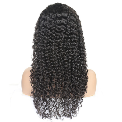 Spitze Vorderperücken Menschenhaar Kinky Locker Natur schwarze Spitze Vorderseite 13*4/4*4/T-Schnürsenkel