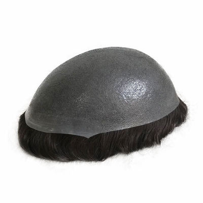 Männer Haare Indian Remy Menschenhaar Toupee mit 100% Jungfräulichen Kutikel ausgerichtetes Haar