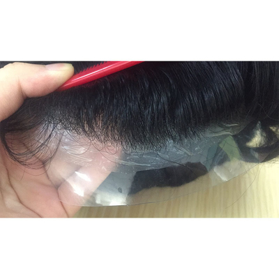 Männer Haare Indian Remy Menschenhaar Toupee mit 100% Jungfräulichen Kutikel ausgerichtetes Haar