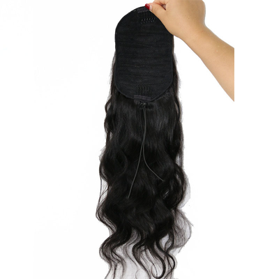 Body Wave Wrap schwarzes Haarstück mit Vergießen und Verwirrung frei Vorteil