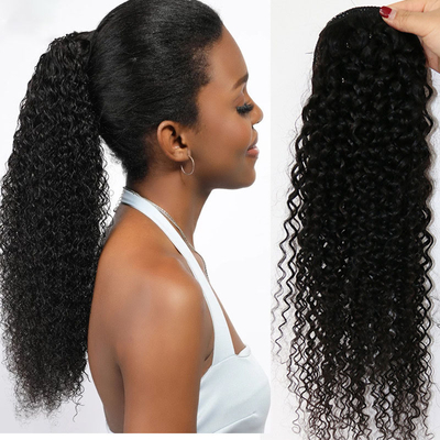 Body Wave Wrap schwarzes Haarstück mit Vergießen und Verwirrung frei Vorteil