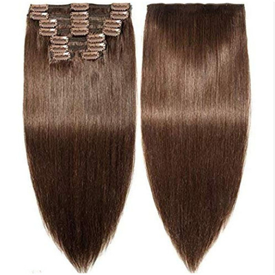 High Grade 12A Clip-in Haarverlängerung für weiße Frauen 4 Farbe Remy 100% menschliches Haar