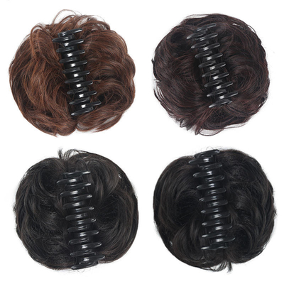 Akzeptabel OEM/ODM Synthetische Haare Donut Messy Bun Für Haare Stück Erweiterungen Chignon