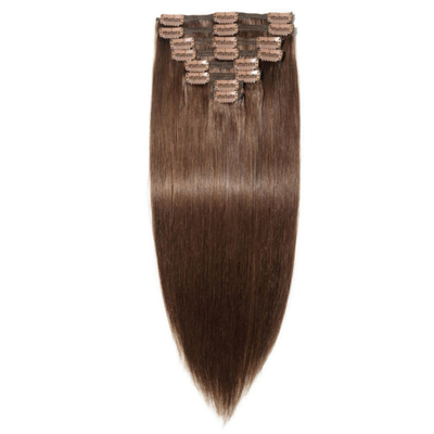 High Grade 12A Clip-in Haarverlängerung für weiße Frauen 4 Farbe Remy 100% menschliches Haar