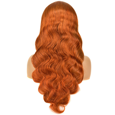 Remy Hair Top Grade Brasilianisch 13*4 Highlight Perücke mit Ingwerfarbe HD Spitze Frontal
