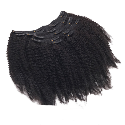 12 A Grade 1B Naturfarbe Remy Roh Jungfrau Brasilianische Afro Kinky Lockerhaar